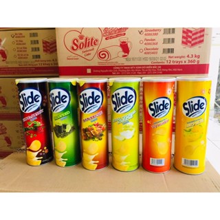 Bánh lát snack khoai tây Slide đủ vị 60g,145g