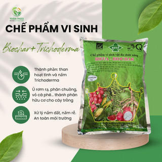 1Kg nấm Trichoderma, biochart đa dụng giúp phân hủy rác hữu cơ và trừ nấm đất cho cây trồng