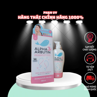 Sữa Dưỡng Thể Trắng Da, Dưỡng ẩm Alpha Arbutin 3 Plus Collagen Lotion 500ml Thái lan