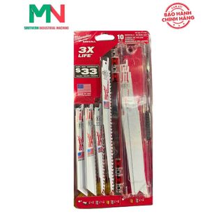 Bộ lưỡi cưa kiếm 18 cái milwaukee 49-22-1110w - chính hãng