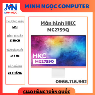 Màn hình hkc mg27s9q 27 inch ips 2k 144hz - màu hồng