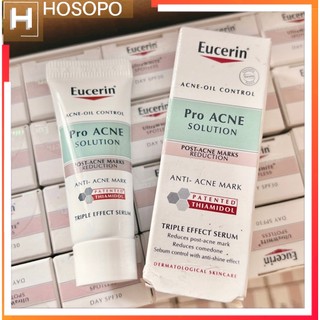 Tinh Chất Giảm Thâm Mụn Và Dưỡng Sáng Da Eucerin Pro ACNE Solution Triple Effect Serum 7ml