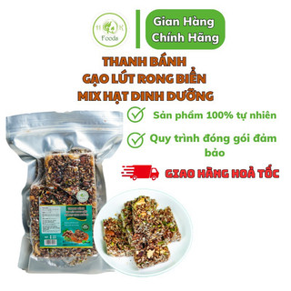  1kg Thanh bánh gạo lứt rong biển Mix hạt - hàng mới 