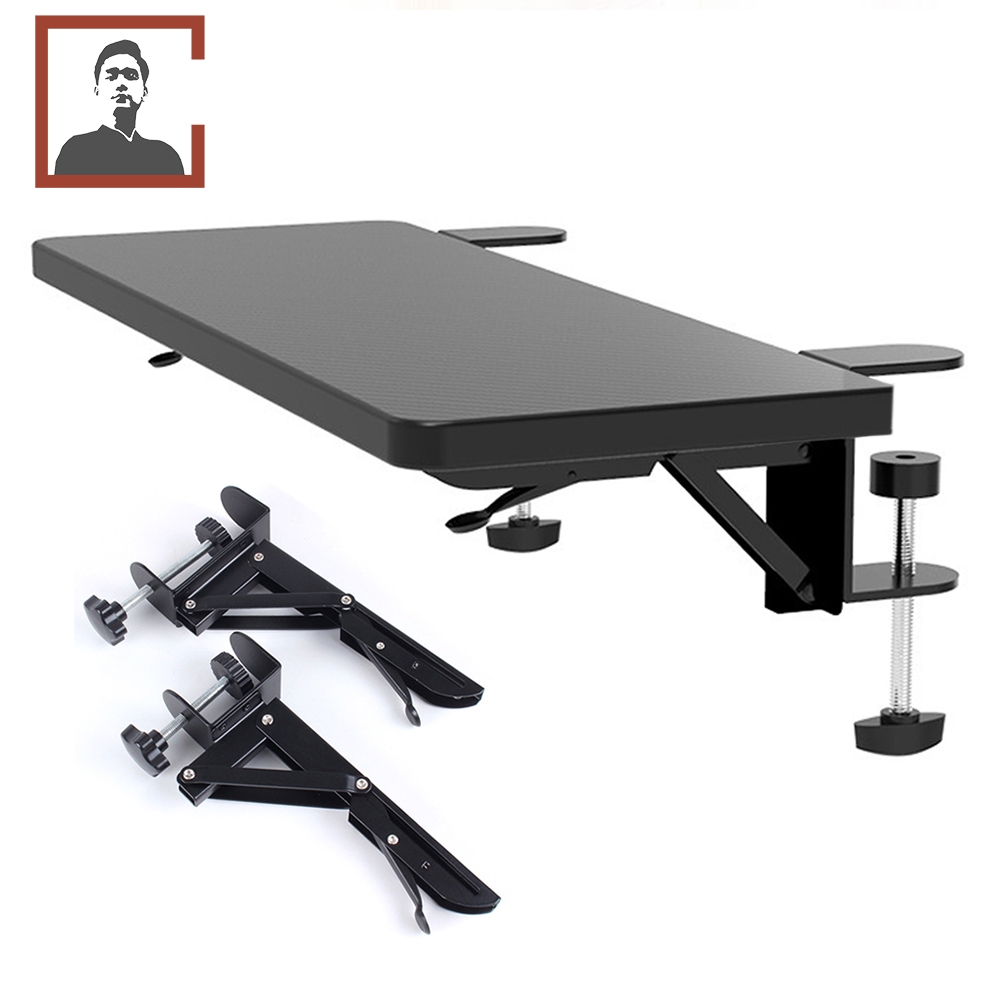 [4 màu] Kệ mở rộng bàn, kệ bàn phím, Bảng gỗ mở rộng, Giá Đỡ Bàn Phím, Cổ Tay, Máy Tính Để Bàn, Có Thể Gấp Gọn 90°