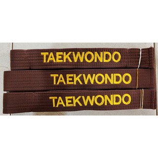 Đai Màu Thêu Taekwondo, Đai Taekwondo