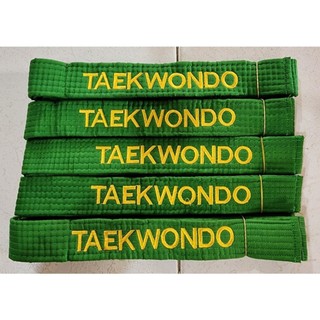 Đai Màu Thêu Taekwondo, Đai Taekwondo