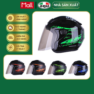 Mũ Bảo Hiểm 3/4 AGU A38 Tem Hàng Chính Hãng Bảo Hành 12 Tháng Sản Phẩm Thời Trang Và Cao Cấp