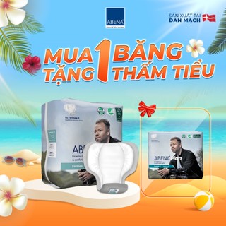 [Mua 1 tặng 1] Băng thấm tiểu nam giới Abena Man Formula 0- Nhập khẩu Đan Mạch (Gói 15 miếng)
