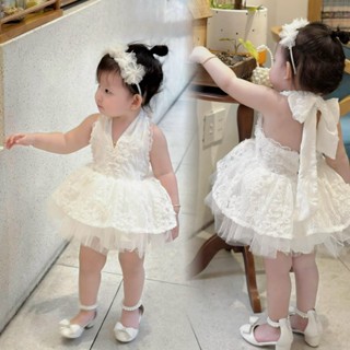 [Tặng Kèm Phụ Kiện] Váy Ren Tầng Kèm Quần Chip  Xinh Xắn Cho Bé Yêu-- HH36