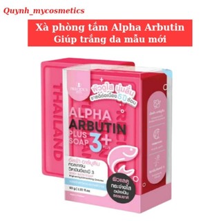 Xà phòng tắm trắng Alpha Arbutin Soap Thái Lan - Mẫu mới dạng túi