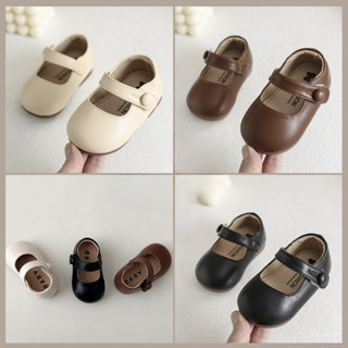Giày tập đi cho bé gái- Giày búp bê da bệt đế mềm êm phong cách Hàn Quốc cho bé từ tập đi mẫu mới nhất 2024 M801