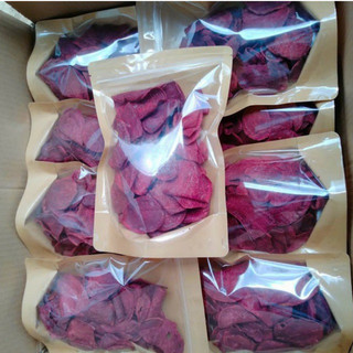THUYTIENFOOD Khoai Tím Lát Sấy Giòn – Snack Ăn Vặt Healthy – Túi 200gr/500gr – Giòn Ngon Bổ Dưỡng