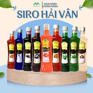 Siro Hải Vân Chính Hãng 500ml - Đậm Đặc, Nguyên Liệu pha chế Trà Sữa Ô long, Trà Sữa thái, Trà Sữa
