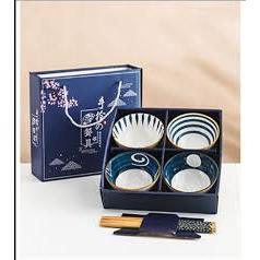 bộ 6 bát kèm 6 đôi đũa