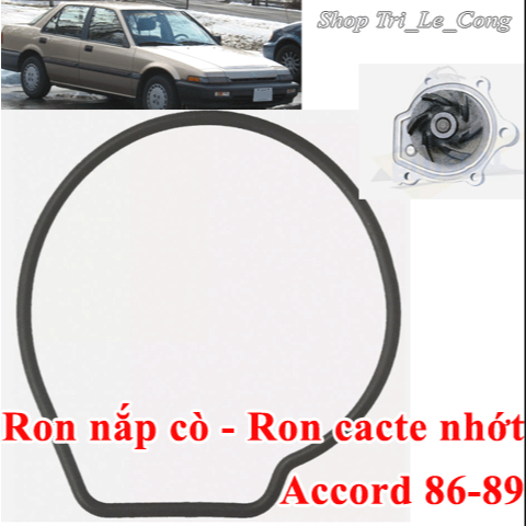 Ron nắp cò cacte nhớt dầu Accord 86-89 Bơm nước giải tản nhiệt máy Honda động cơ 2.0 1.8 đời 87 88 m