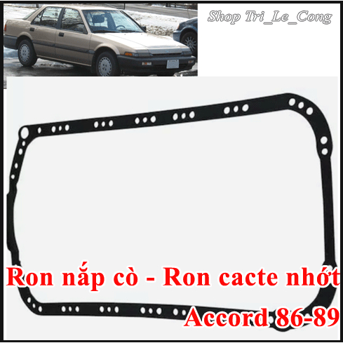 Honda Accord 86-89 ron nắp cò cacte nhớt dầu Bơm nước giải tản nhiệt máy động cơ 2.0 1.8 đời 87 88 m