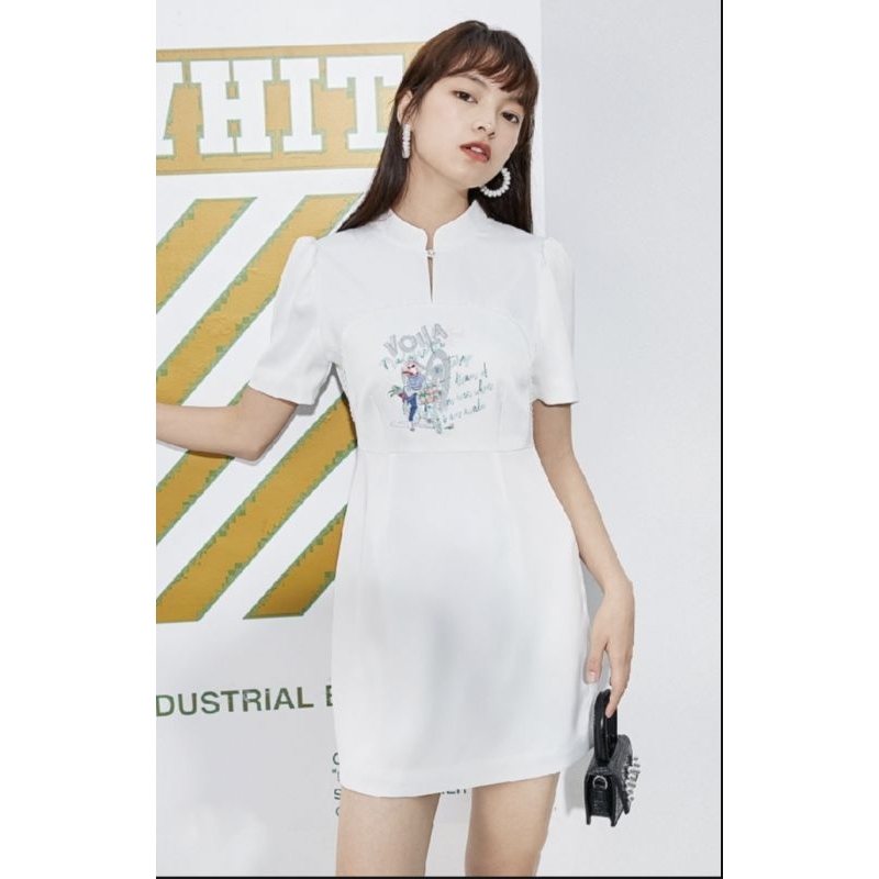 Đầm Sườn Xám Hiệu Vero Moda size XL