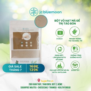 ✅[GIẢM 10%] Bột Vỏ Hạt Mã Đề JC BLUEMOON Giúp Nhuận Tràng (Gói 200g)