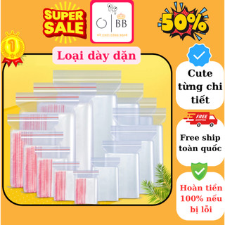 Túi Zipper Chỉ đỏ hàng Loại 1 cao cấp dày dặn