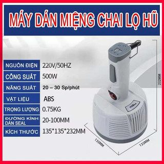 Máy dán màng seal cầm tay, máy dán màng nhôm thủ công, máy dán màng siu nhôm bấm tay