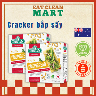 Cracker Bánh Mì Giòn Bắp Sấy Orgran - GLUTEN FREE Toasted Corn Crispibread - Hộp 125g