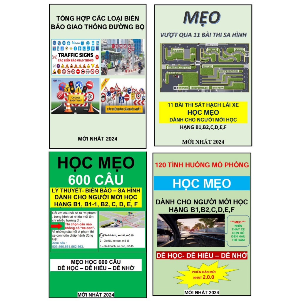 Combo 4 món mẹo LT+MP