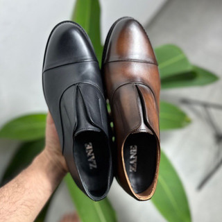 Giày nam công sở oxford thun da bê cao 4,5cm bảo hành 12 tháng