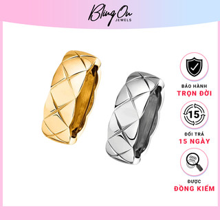 Nhẫn cặp đôi nam nữ Coco Crush Ring - Nhẫn đôi khắc tên theo yêu cầu