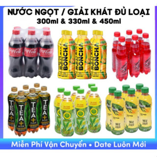 [Hỏa Tốc] Lốc 6 Chai Nước Giải Khát, Nước Ngọt Olong, C2 Đủ Vị, Trà Xanh Không Độ,Boncha, Trà 365...