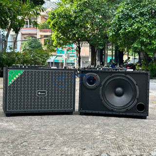 loa kéo leong L111 2 mic uhf