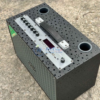 loa kéo leong L111 2 mic uhf