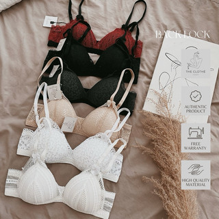 Back Lock (ÁO LẺ ĐỦ MÀU) - Bralette Ren - Áo Lót Không Gọng Công Sở