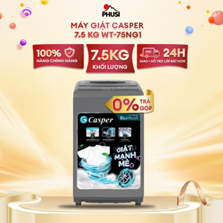 WT-75NG1 Máy giặt Casper 7.5 kg WT-75NG1 - [MIỄN PHÍ GIAO LẮP]