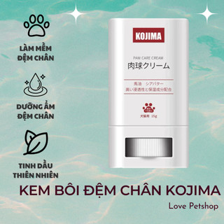 Sáp dưỡng đệm chân KOJIMA, kem dưỡng làm mềm đệm chân cho thú cưng chai 15g - Love Petshop
