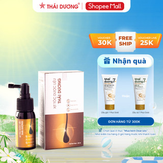 Xịt tóc dược liệu Thái Dương 30ml bảo vệ chân tóc và mọc tóc nhanh hơn - Sao Thái Dương