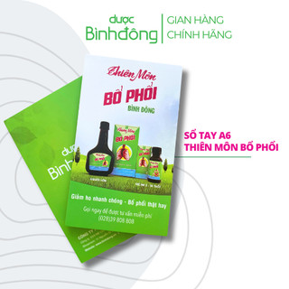 Sổ Tay A6  Dược Bình Đông - Kẻ ngang nhỏ gọn tiện lợi