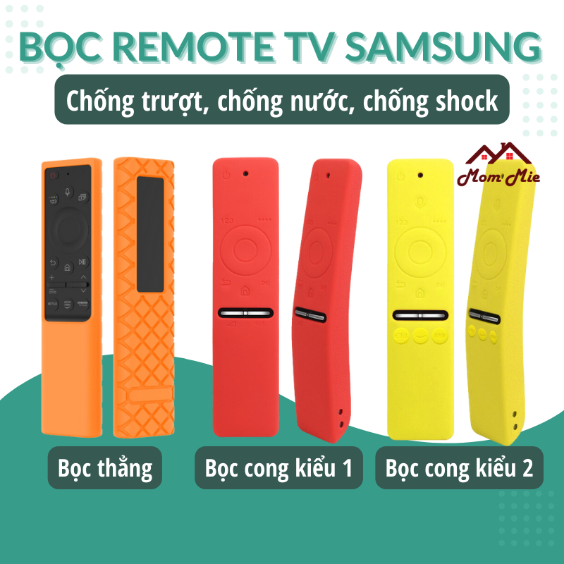 [CÓ 3 KIỂU] Vỏ bọc remote tivi SAMSUNG các loại, chống bụi bẩn, chống trượt, I110, I102, I103
