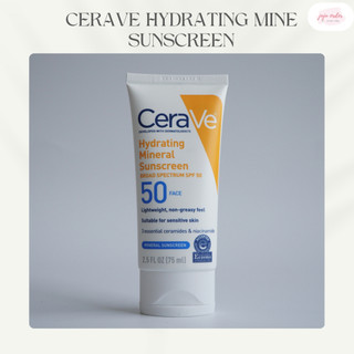 - kem chống nắng - cerave hydrating mine sunscreen
