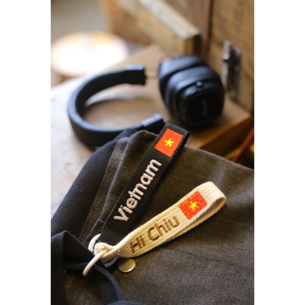 Móc khoá, Nametag thêu tên theo yêu cầu
