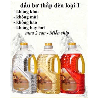 Dầu bơ thắp đèn loại 1 can 2 lít - dầu thắp đèn xinxin hong