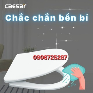 Nắp bồn cầu rơi êm caesar hàng chính hãng thay cho nắp bồn cầu c1374