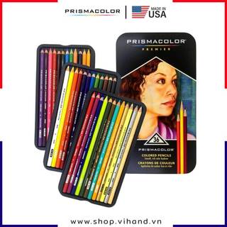 [VIHAND - CHÍNH HÃNG] Bộ bút chì màu Prismacolor Premier Soft Core Pencils – 36 Màu