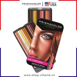 [VIHAND - CHÍNH HÃNG] Bộ bút chì tả da Prismacolor Premier Portrait Colored Pencil – 24 Màu