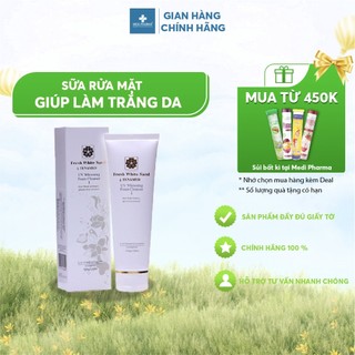 Sữa rửa mặt trắng da Tenamyd Fresh White Sand UV Whitening Foam Cleanser 120ml