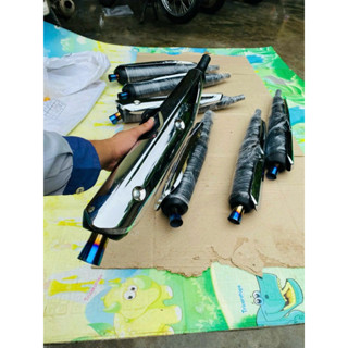 Bô Wave 110 Mỏ Titannium Nhồi Bông Móc Căng