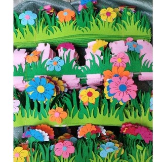 Hàng rào chân tường nỉ dài 50cm