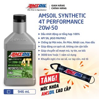 Nhớt xe số amsoil performance 20w50 946ml