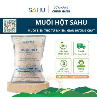 Muối hột Sahu được làm từ 100% muối biển sạch tự nhiên làm theo phương pháp truyền thống