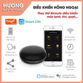 Điều khiển hồng ngoại tuya, smartlife, điều khiển tivi, máy lạnh, quạt