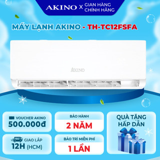 Máy lạnh điều hoà akino th-tc12fsfa 12000btu - miễn phí công lắp đặt - hàng chính hãng